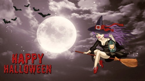 Halloween Witch Wp 04