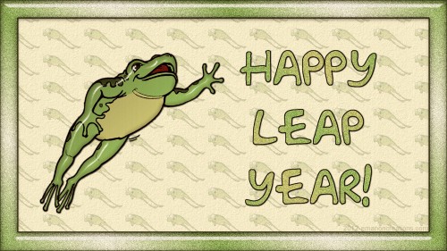 Leap Year Frog Hd Wp 01