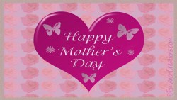Mother's Day Glass Heart Wp