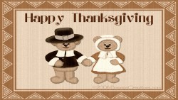 Thanksgiving Bears Wp