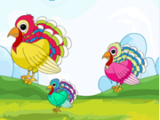 Colorful Turkey Matching