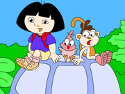 Dora and Nature Coloring