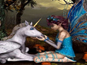 Unicorn with Fairy Stars