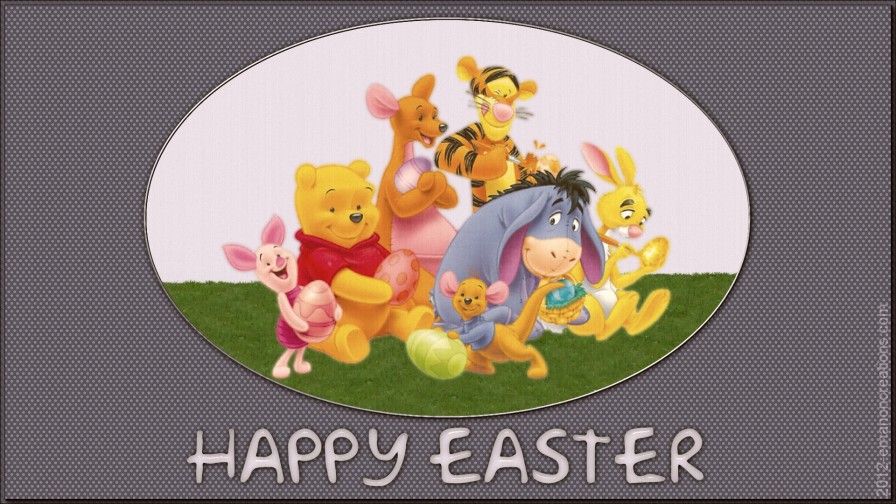 Easter Pooh Hd Wp 01