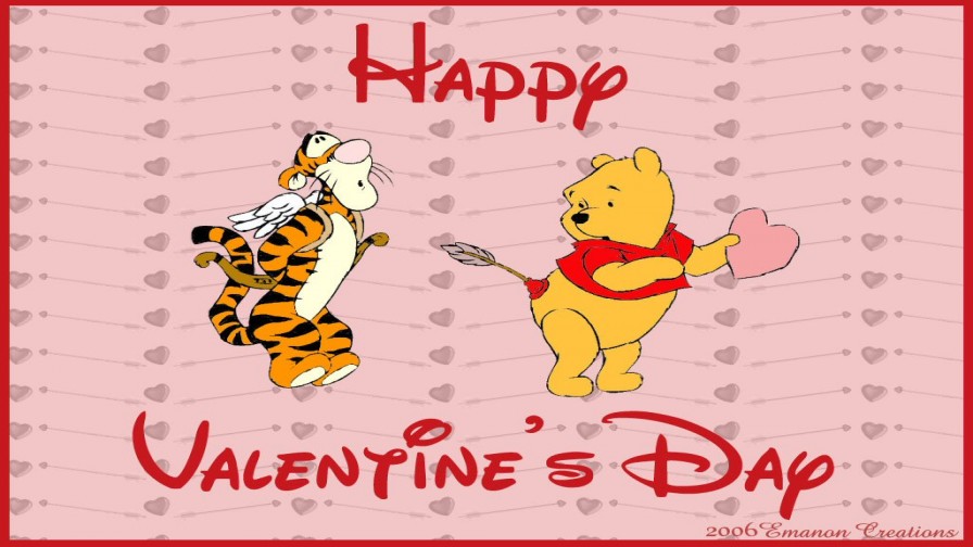 Pooh & Tigger Cupid Wp