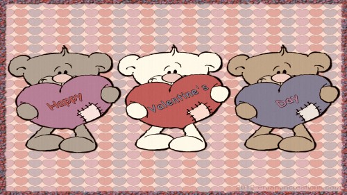 Valentine Bears Cute Wp