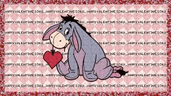 Valentine Heart Eeyore Hd Wp